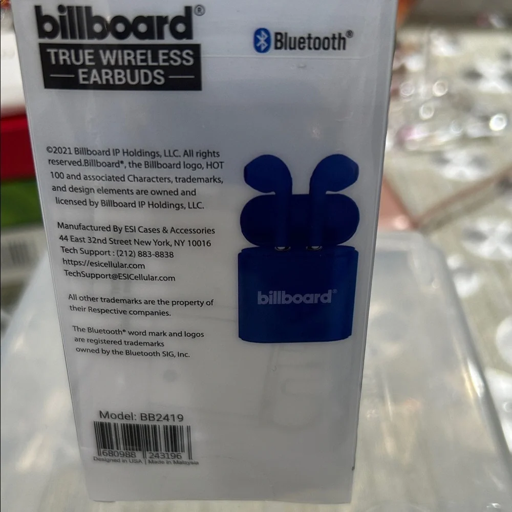 Billboard Blue True Wireless Earbuds